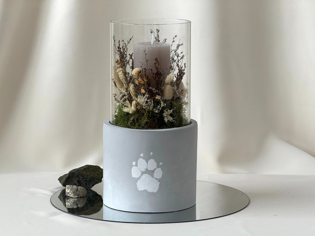 Tierurne Pura als Windlicht – 2 Liter Volumen