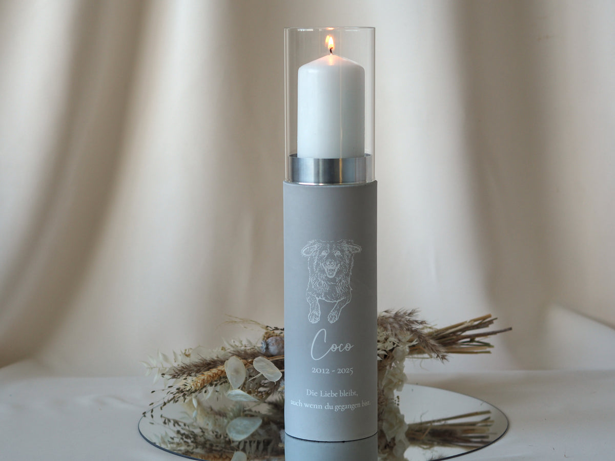 Tierurne Vero als Windlicht - 800 ml Volumen