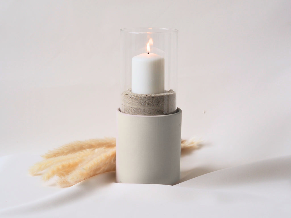 Tierurne Pura als Windlicht – 800 ml Volumen