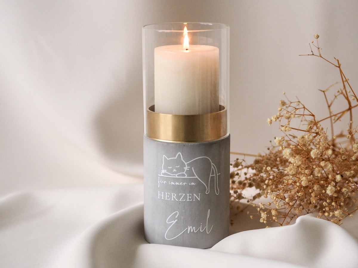 Tierurne Vero als Windlicht - 200 ml Volumen