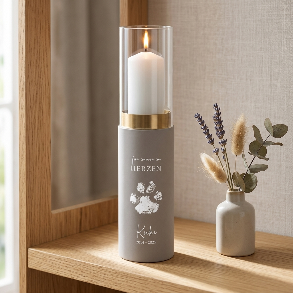 Tierurne Vero als Windlicht - 800 ml Volumen