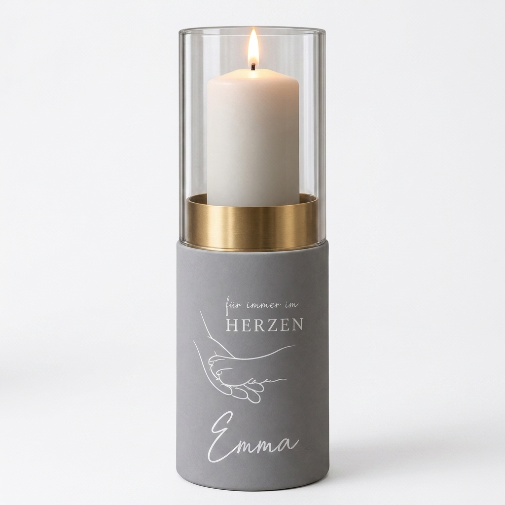 Tierurne Vero als Windlicht - 400 ml Volumen